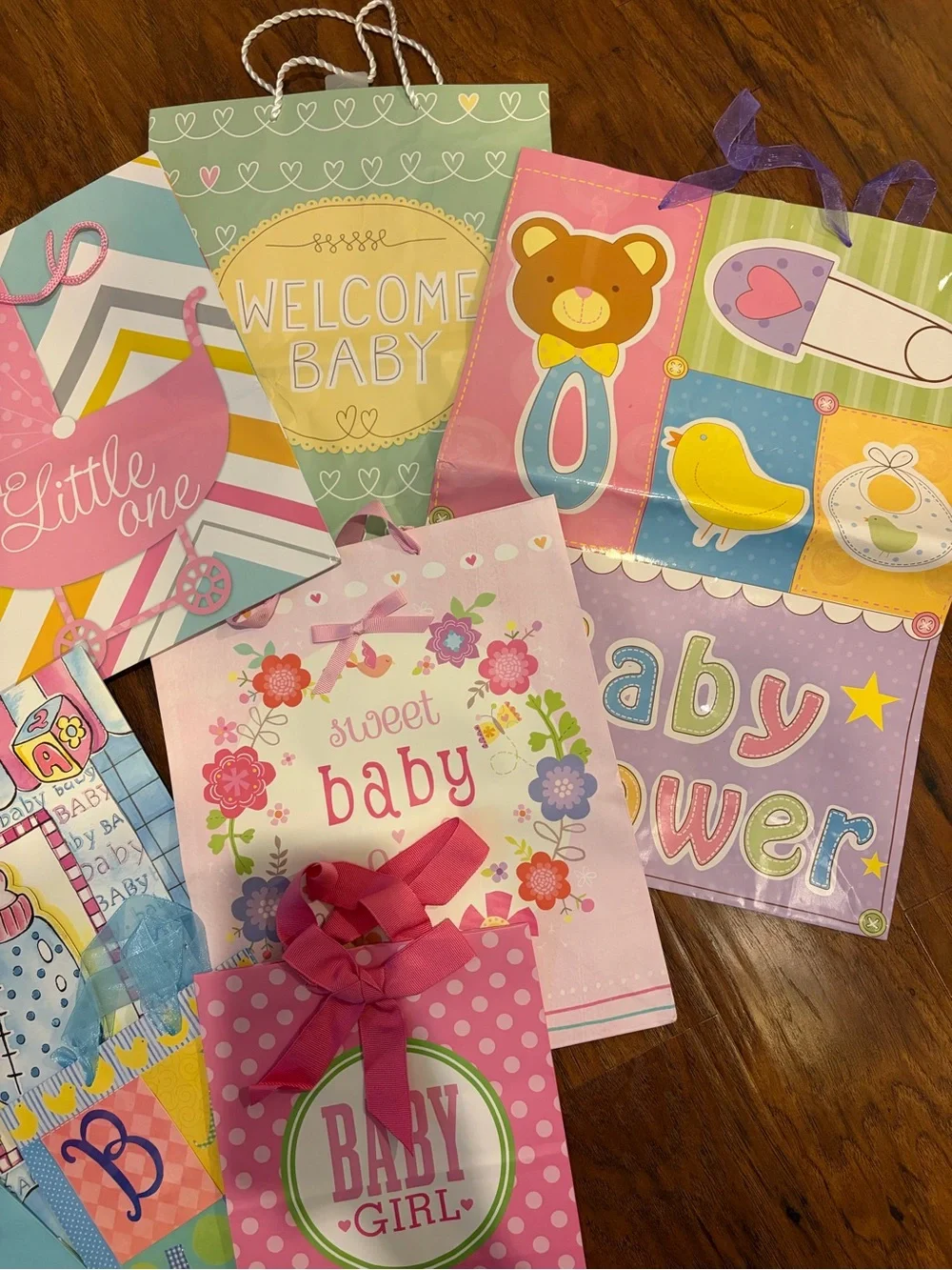 Bundle of 12 Baby Gift Bags